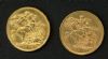 Image #2 of auction lot #1003: Great Britain young and veiled head sovereigns from 1876 and 1888 both...