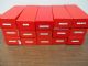 Image #1 of auction lot #104: Stock of G to N countries housed in fifteen red boxes containing w...