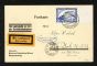 Image #1 of auction lot #569: Germany Zeppelin cacheted Flight cover cancelled on October 10, 1928 i...