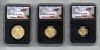 Image #2 of auction lot #1040: United States three piece set of 2021 Type II , , and 1/10-ounce Ame...