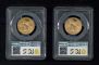 Image #1 of auction lot #1031: Two United States ten dollars 1932 Indian gold coins in PCGS holders b...