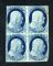 Image #1 of auction lot #1167: (9) 1 type IV 1851 issue. Unused block of four, 2022 PFC (590349) sta...