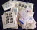 Image #3 of auction lot #158: Thousands of stamps sorted in glassines and heaped into a box. All min...