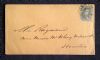 Image #1 of auction lot #553: Clean cover with a #1 tied to cover by postmark. Addressed to Houston ...
