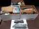 Image #1 of auction lot #1044: Lot remainder of three boxes of model train whatnot. Some cars, some b...