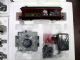 Image #4 of auction lot #1042: Collection of Thomas Kincaid Christmas train cars, track and power sup...