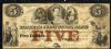 Image #1 of auction lot #1036: Canada Farmers Joint Stock Bank Toronto five-dollar currency issued o...