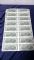 Image #3 of auction lot #1033: United States 1976 uncut sheet of sixteen two-dollar bills in a tube. ...