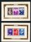 Image #1 of auction lot #1293: (B466A-B466B) Paintings sheets NH gum creases F-VF set...