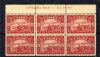 Image #1 of auction lot #1319: (157) plate block lightly hinged in margin stamps NH (catalog $720) F-...