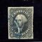 Image #1 of auction lot #1092: (17) 12 cent Washington used with blue cancel margin just clears at ri...