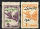 Image #1 of auction lot #1419: (C24-C25) Zeppelin overprints NH F-VF set...