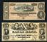 Image #1 of auction lot #1035: Two obsolete currencies comprising of Confederate States of America 18...