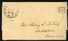 Image #1 of auction lot #425: December 26, 1845 stampless letter from Southport, Wisconsin Territory...