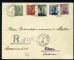 Image #1 of auction lot #506: Italy Offices in Constantinople registered cover having Scott #1-5 can...