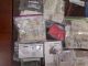 Image #2 of auction lot #127: Mostly foreign stamps in plastic bags with some album pages and a sele...