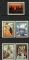 Image #1 of auction lot #1375: (C107-C111) Paintings NH F-VF set...