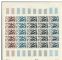Image #1 of auction lot #1546: (C28) Mail Service color proof sheet of 25NH F-VF...