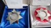 Image #1 of auction lot #1053: Four Franklin Mint sterling silver Christmas ornaments 1971-1974 MIB....