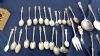 Image #1 of auction lot #1062: Interesting accumulation of thirty silver plated spoons, gold-filled c...