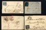 Image #1 of auction lot #509: Four German States covers consisting of  two 1858, 1861 Saxony, one ea...