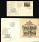 Image #1 of auction lot #543: (155, 155a) Vatican cacheted FDCs cancelled on 9.6.1952....