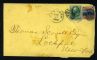 Image #1 of auction lot #450: (119) United States cover cancelled in 1869 in New York Mailed to Lock...