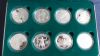Image #1 of auction lot #1032: United States 1995-96 Atlanta Olympic eight piece proof 90% silver dol...