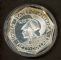 Image #1 of auction lot #1021: Five-ounce .999 silver proof octagon coin in original plastic holder (...