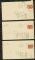 Image #3 of auction lot #570: Newfoundland selection each having Scott C3. Consists of six covers of...