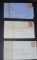 Image #3 of auction lot #507: Canada cover accumulation of seven Scott #14 from 1859-1862. Various t...