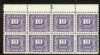 Image #1 of auction lot #1341: (J10) NH block of eight F-VF...