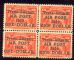 Image #1 of auction lot #1569: (C2x2, C2a, C2b) block with top stamps og o/w NH left two stamps are t...