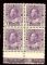 Image #1 of auction lot #1222: (112) block with lathework inverted dist. og F-VF...