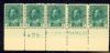 Image #1 of auction lot #1194: (104c) margin strip of five NH F-VF...