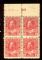 Image #1 of auction lot #1201: (106) NH margin block with plate number F-VF...