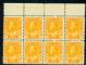 Image #1 of auction lot #1197: (105d) og margin block of eight with plate number stamps NH F-VF...