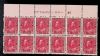 Image #1 of auction lot #1200: (106) NH margin block of twelve with plate number F-VF...
