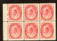 Image #1 of auction lot #1163: (77b) booklet pane NH one stamp with fingerprint on gum F-VF...