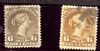 Image #1 of auction lot #1101: (27, 27a) shades used F-VF...