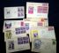 Image #1 of auction lot #92: A small box housing over 55 late 1930�s First Day covers.  All have le...