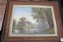 Image #1 of auction lot #46: OFFICE PICK UP REQUIRED.  Oil on wood painting Farmstead by the now de...
