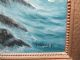 Image #2 of auction lot #43: OFFICE PICK UP REQUIRED.  Oil on canvas painting Blue Costal Surf by t...