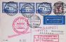 Image #1 of auction lot #539: Graf Zeppelin Round the World flight card posted Luftschiff Graf Zeppe...