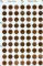Image #1 of auction lot #1023: United States Lincoln Cent collection from 1909 to 1958-D complete for...