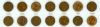 Image #4 of auction lot #1023: United States Lincoln Cent collection from 1909 to 1958-D complete for...