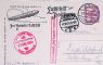 Image #1 of auction lot #529: Graf Zeppelin card posted On Board (17 OKT. 1929) during the flight ov...