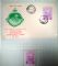 Image #3 of auction lot #238: A small collection on pages in a 3-ring binder devoted to the 1956 Mel...