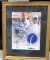 Image #1 of auction lot #1087: GLASS; OFFICE PICK UP REQUIRED. Autographed Bosse Sports Tennis poster...