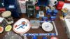 Image #2 of auction lot #1149: USPS memorabilia consisting of mailboxes, patches, several mugs, paper...